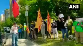 Tibetan youth congress holds protest against China in Canada & US