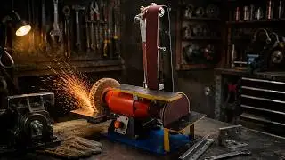 Я сделал ленточную шлифовальную машину