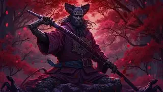Japanese Shamisen Reggae Fusion Chill Vibes Relaxing Beats Ancient Cherry Blossom Forest