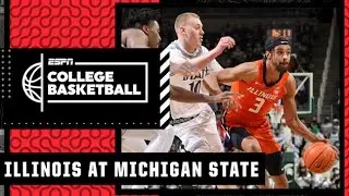 Illinois Fighting Illini at Michigan State Spartans | Full Game Highlights