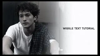 wiggle text tutorial | after effects
