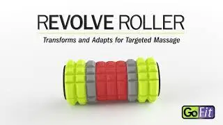 GoFit Revolve Roller - The Adaptive Massage Revolution
