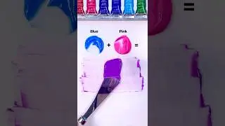Purples edition paint mixing recipes #colormixing #paintmixing #asmrart #satisfyingart #artvideos