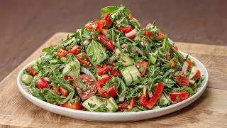 BLOOD SUGAR drops immediately! This salad recipe is a real treasure! Diabetes-friendly meal.