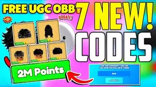 ⚠️FREE UGC!💥[CODE]⚠️ FREE UGC OBBY ROBLOX CODES FEBRUARY 2026 - FREE UGC OBBY (AFK or PLAY) CODES