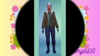 #sims4 Coloring Book Challenge: CAS - Dakota White