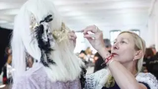 NYFW Rodarte SS2017 Whimsical Floral-Style by Odile Gilbert for Wella Professionals