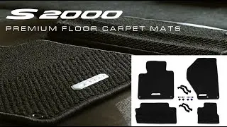 Honda S2000 Accessory Review - Premium Floor Carpet Mats