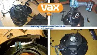 Vax 6130SX - Replacing the Shampoo Pump and the CURSE of cheap ebay things!