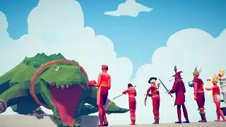 CROCODILE vs EVERY FACTION - Totally Accurate Battle Simulator TABS