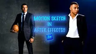 How To Do Motion Sketch in After Effects! TUT