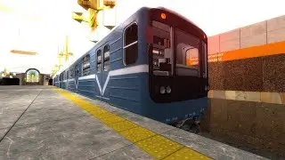 [Metrostroi]-Спасская-Улица Дыбенко на Автоведении [60FPS]
