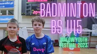 Malow Youth Festival Badminton BS U15 Aapo Puhakka vs. Marten P&ouml;der (EST