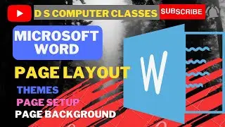 Microsoft Word (Pagelayout Menu )Tutorial (हिंदी) - Complete MS-Word Tutorial 2020 for Beginners