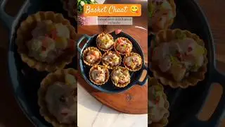 Basket chaat 😋 #basketchaat #shorts #youtubeshorts #trending #viral #cheese #streetfood #ytshorts