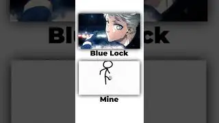 Blue Lock vs Mine || Nagi vs U20 Goal animation #animation #bluelock #flipaclip #soccer #football