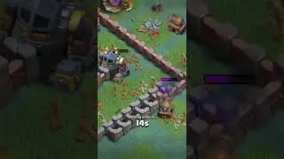 canon cart become wall breaker in clash of clans 😂 #shorts #viral