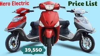 Hero electric Scooters Price and Specifications List - Photon| Flash| Optima| NYX E5