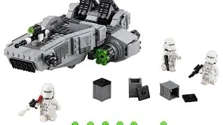 LEGO Star Wars First Order Snowspeeder Review! 75100