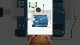 Arduino PIR Sensor Security Alarm | Amit Tech Club 😎 #shorts #aAmitTechClub #arduino #pirsensor