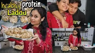Maa Ka Piyar 🫠|Home-made Protein Laddu😋| Jiya wasi 