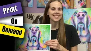 Print on Demand for Artists - Profitability of Outsourcing vs Making Art Prints Yourself