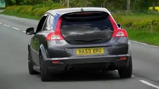 Volvo C30 T5 - Accelaration And 5 Cylinder Exhaust Sound!!