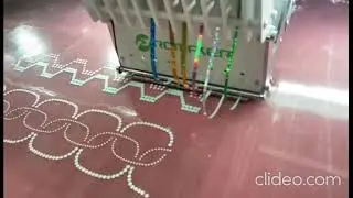 Hot Fix Sequence Spangle Machine
