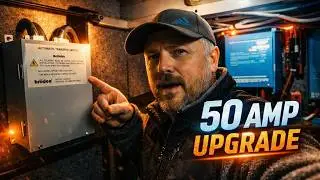 Installing a 50 Amp RV Transfer Switch in a Bus Conversion!