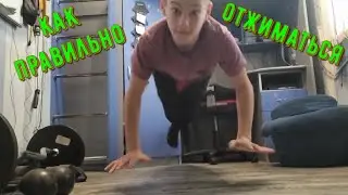 Как правильно отжиматься
