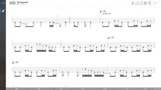 Three Days Grace - The Mountain (BASS TAB PLAY ALONG)