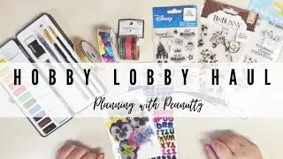 Paper Crafting Haul from Hobby Lobby | Stickers, Washi Tape, Stamps, Trims, Watercolors