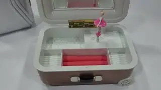 Trolley Bag Suitcase Style Music Jewelry Storage Box#trending #foryou 