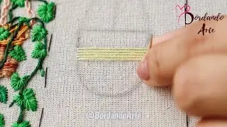 BORDADO A MANO PUNTADAS FÁCILES PARA MACETAS | HAND EMBROIDERY EASY UNIQUE DESIGN
