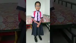 New uniform potachi 😍#school #uniform #newuniform #newschool #almighty #perambalurdistrict