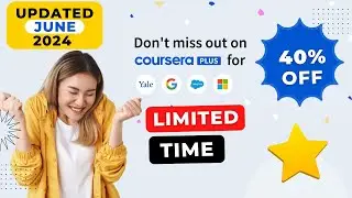 Coursera Plus Coupon Code | Best Coursera Discount | Updated June 2024