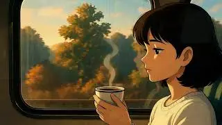 A Cozy Train Journey Through Quiet Landscapes | Ghibli-Style ASMR & Relaxing Silent Story