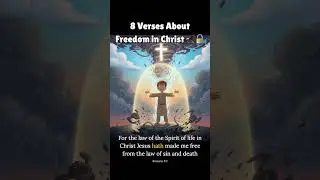 8 Verses About Freedom in Christ 🦅🔓  #myjesus #freeaudiobible #bibleapp #trending