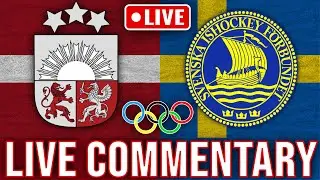 🔴LIVE: SWEDEN VS LATVIA MEN'S OLYMPIC HOCKEY Qualification Round Score & Play-by-Play