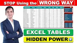 Перестаньте использовать Excel неправильно! Узнайте магию таблиц Excel