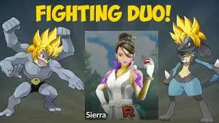 Machamp & Lucario DUO SIERRA! EASY Strategy vs Double Lapras! (Pokemon GO)