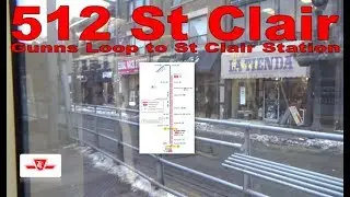 512 St Clair - TTC 2017 Bombardier Flexity Outlook 4449 (Gunns Loop to St Clair Station)