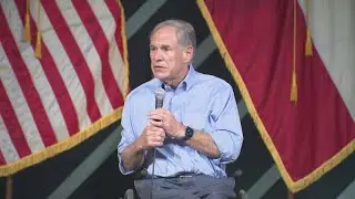 Texas Gov. Greg Abbott meets with flood-affected families in Central Texas