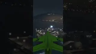 I landed the biggest plane on del perro pier
