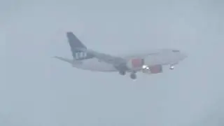 SAS Boeing 737 &laquo;Arnljot Viking&raquo; LN-RPA Landing 07R SVO / UUE