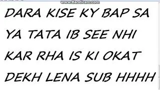 ZAIYAN MALIK RUFF FAKE MANIII NAMI TATA IB SA FARAR ON FIRE HAI