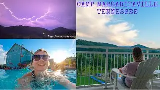 Camp Margaritaville Pigeon Forge! Room & Resort Tour, Pool, Hot Tub, Smoky Mountain Views!