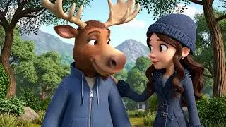 The Ultimate Deer Family Camping Adventure in a Lush Flower Valley