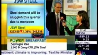 JSW Steel: Seshagiri Rao talks rise in steel demand
