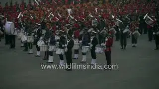 Indian Army Massed musical band at Beating Retreat 2021 || Indian Army music Gala